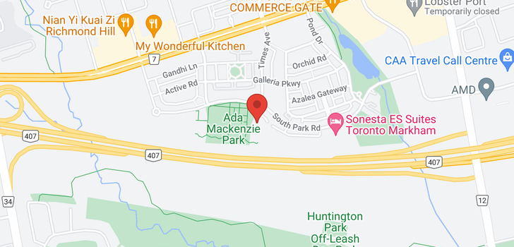 map of #1109 -273 SOUTH PARK RD